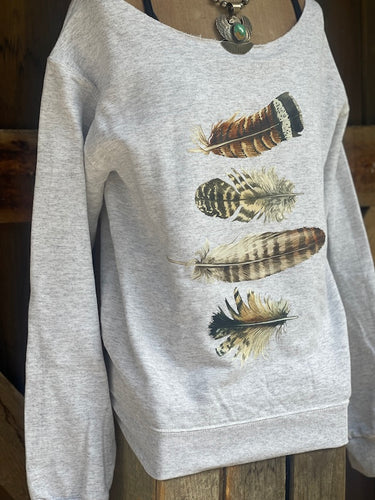 FEATHER Boho Sweatshirt